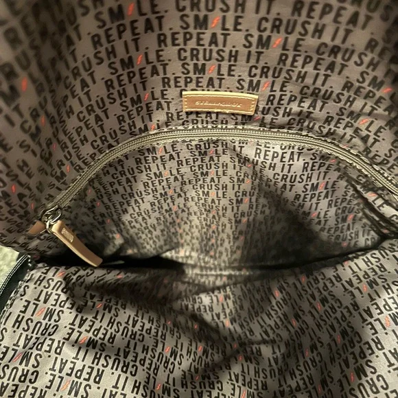 Black Quilted Backpack - Picture 4 of 7